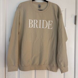 Gildan‎ Tan Bride Crewneck